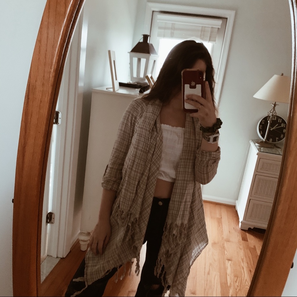 Billabong flannel sweater